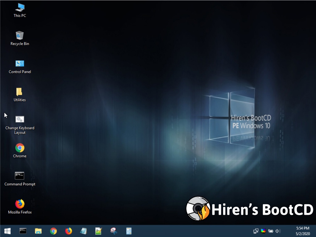 Hirens's BootCD PE